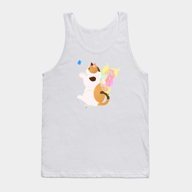 Fairy Calico Cat Tank Top by You Miichi